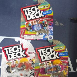 3 Packs Of Tech Decks Santa Cruz And Crooked
